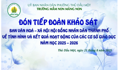 TRƯỜNG MẦM NON MĂNG NON ĐÓN ĐOÀN KHẢO SÁT BAN VĂN HOÁ – XÃ HỘI HĐND TP. HỒ CHÍ MINH