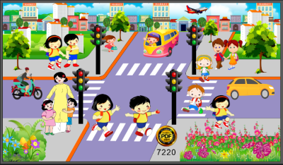 7. MẠNG CHỦ ĐỀ AN TOÀN GIAO THÔNG-  KHỐI CHỒI