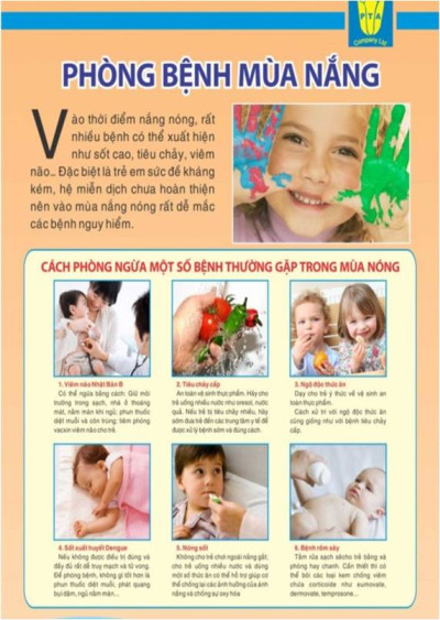 PHÒNG BỆNH MÙA NẮNG CHO TRẺ