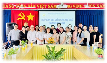 TRƯỜNG MẦM NON MĂNG NON HỌP BAN ĐẠI DIỆN CHA MẸ TRẺ NĂM HỌC 2025 – 2026