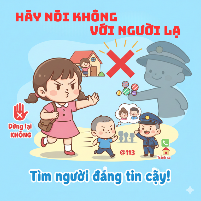 KỸ NĂNG BẢO VỆ BẢN THÂN TRƯỚC NGƯỜI LẠ